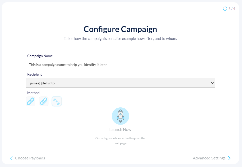 Configure Campaign
